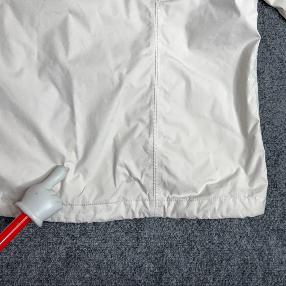 The North Face Resolve Jacket Womens XL White Waterproof Hooded Rain Shell Coat - Picture 5 of 12